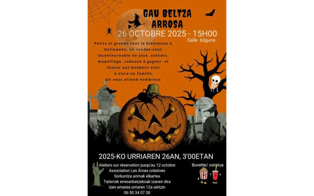 Halloween à Arrossa-Gau Beltza Arrosa