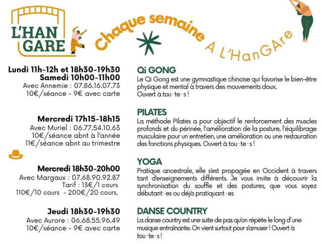 Chaque semaine au HanGare
