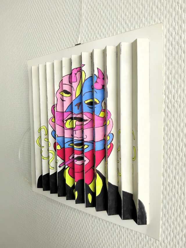 Exposition de peintures par Glork
