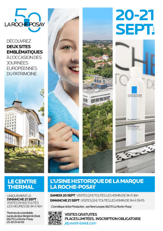 Journée Européenne du Patrimoine : découvrez l'Usine Historique de la Marque La Roche-Posay