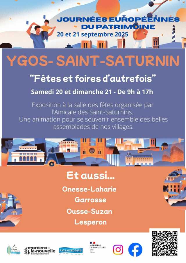 Journées Européennes du Patrimoine - Fêtes et foires d'autrefois à Ygos-Saint-Saturnin