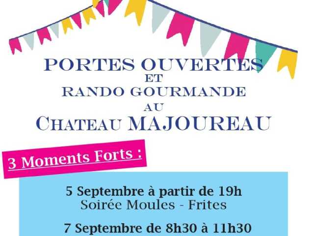 Journées portes ouvertes Château Majoureau
