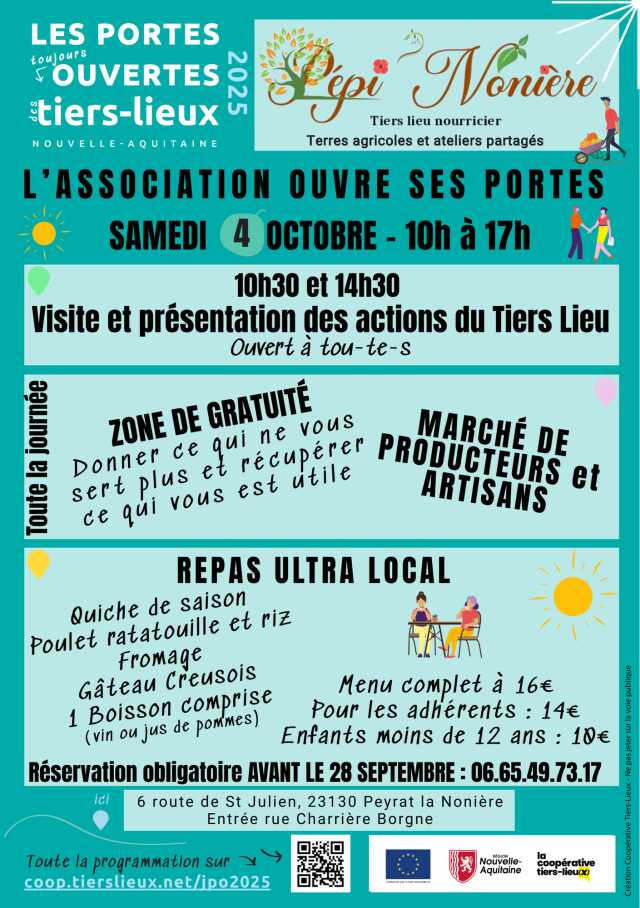 Pépi'Nonière : Journées Portes  toujours ouvertes des tiers-lieux 2025