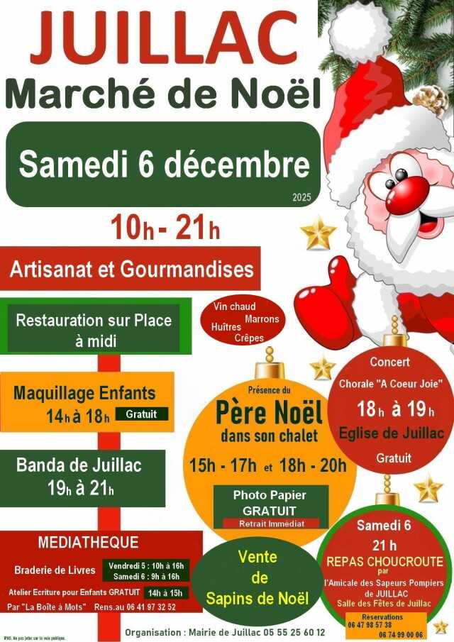 Marché de Noël à Juillac
