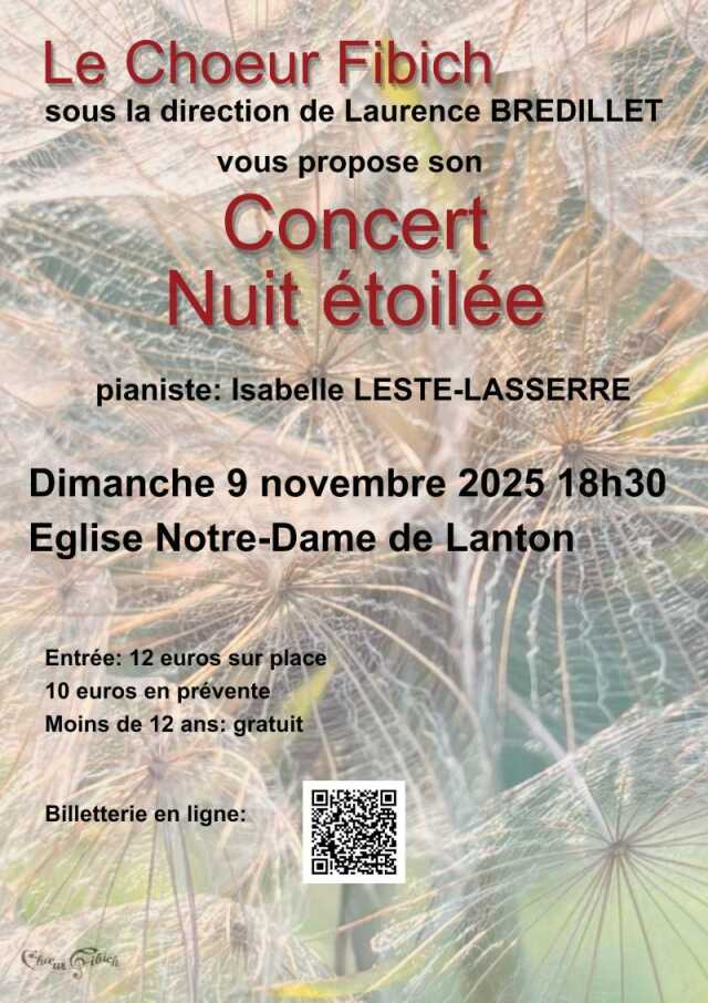Concert de la Chorale Le Coeur Fibich : Nuit étoilée