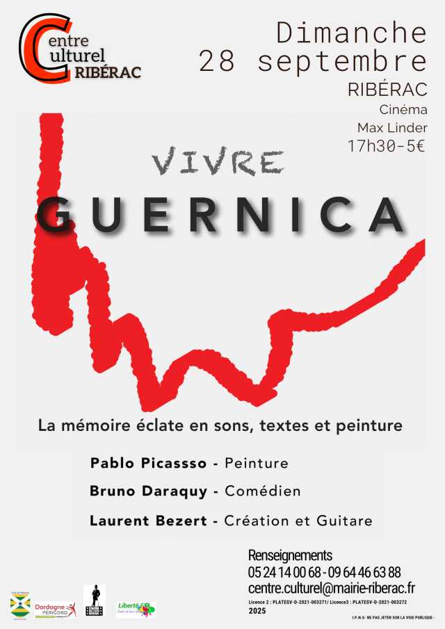 Vivre Guernica, La Mémoire éclate en sons, textes et peinture