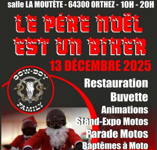 Le Père Noël est un biker