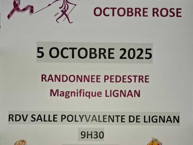 Les Nordics en marche rose