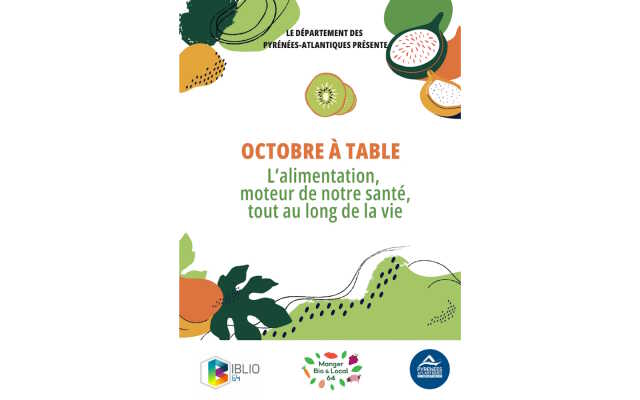 Opération Octobre à table : conférence “Alimentation, santé et plaisir : bien manger pour bien vieillir ”