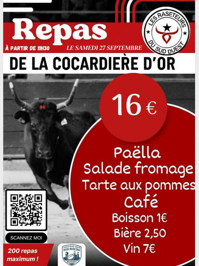 La cocardière d'Or : Le repas