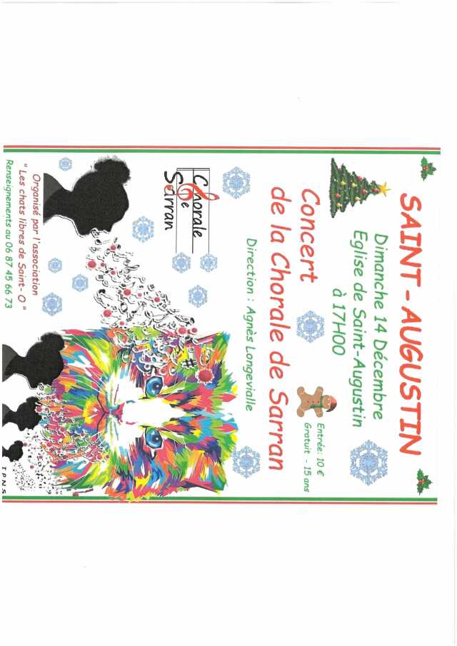 Concert de la chorale de Sarran