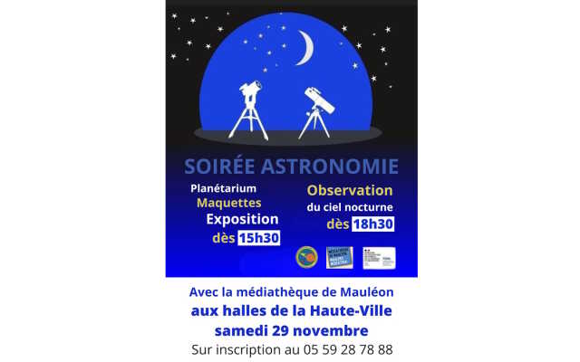 Soirée astronomie