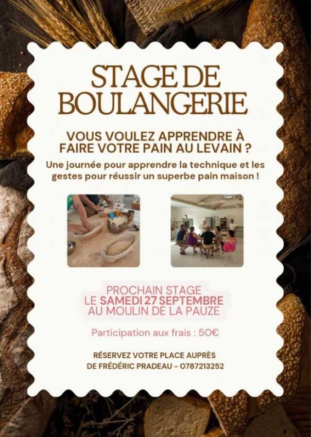 Stage de boulangerie