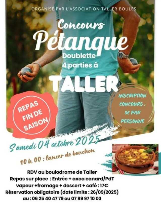 Concours de pétanque