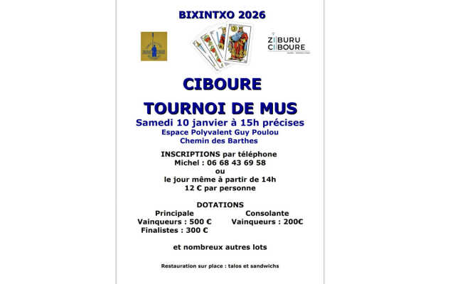 Bixintxo : tournoi de mus