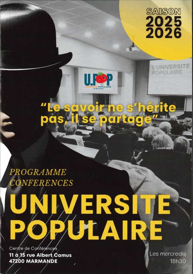 Conférence UPOP 