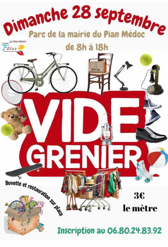 Vide grenier au Pian-Médoc