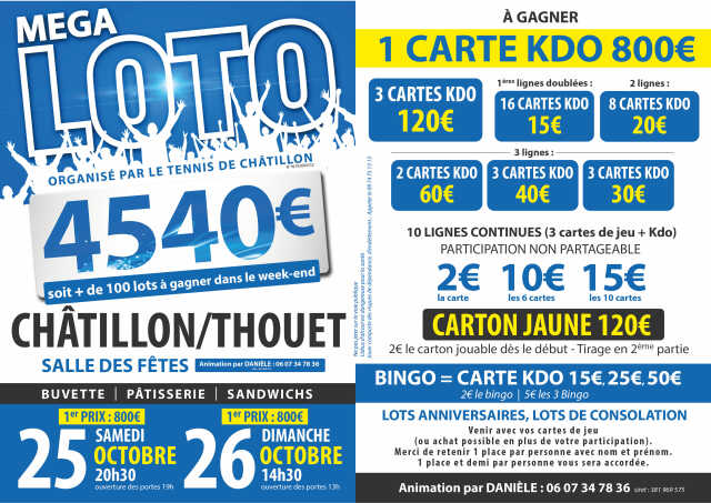 Week-end de lotos à Chatillon