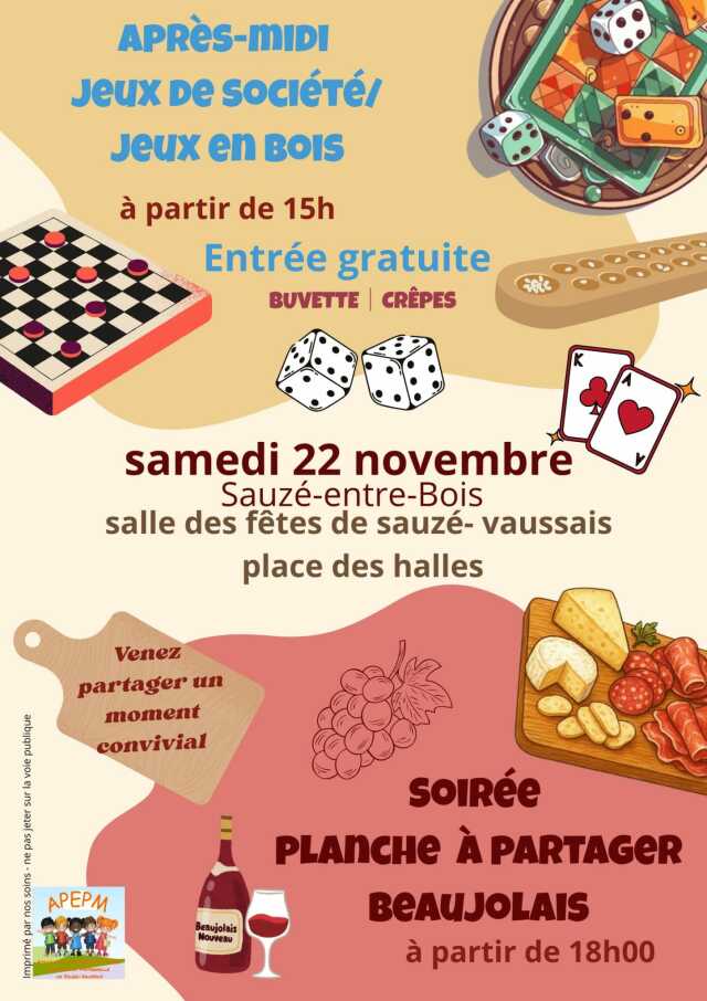 Soirée Planche à partager & Beaujolais