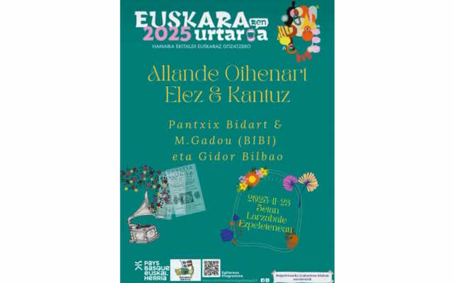 Euskararen Urtaroa : soirée concert/poésie 