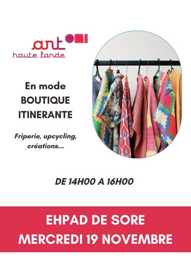 boutique itinérante sore