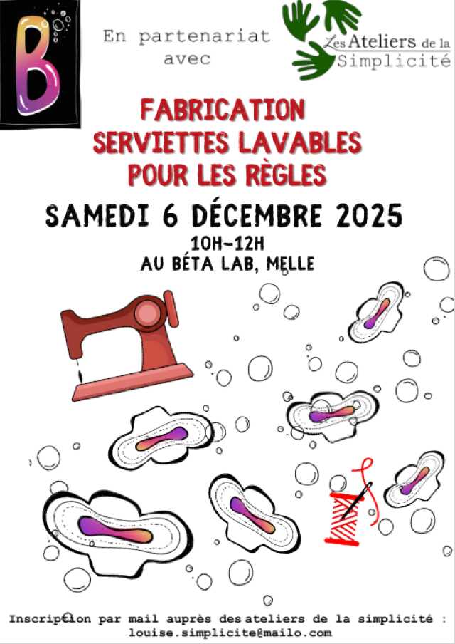 Fabrication de serviettes lavables