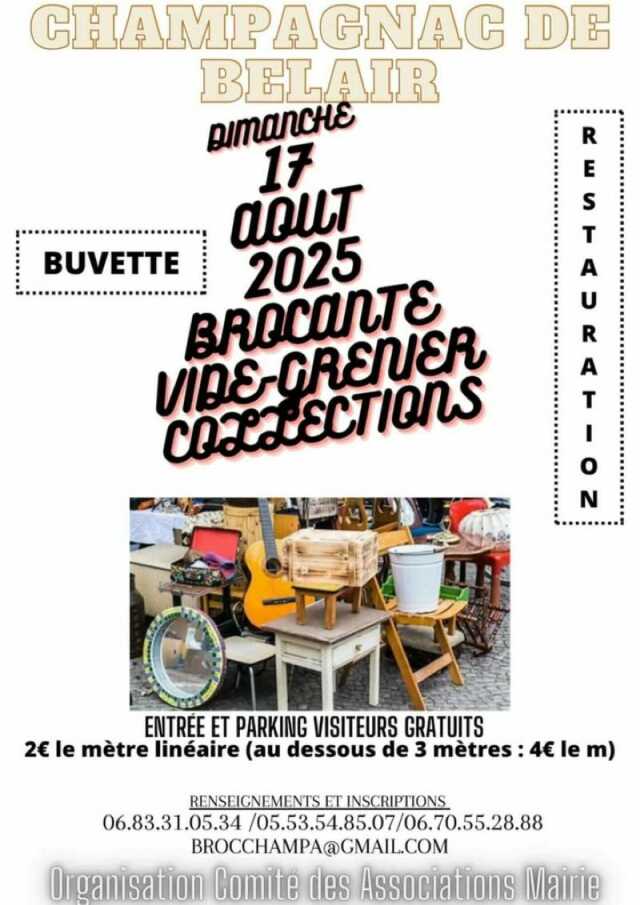 Brocante et vide-greniers