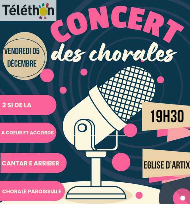 Téléthon : Concert des chorales