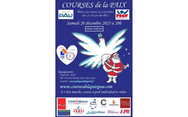 Noël à Pau - Course de la Paix 2025