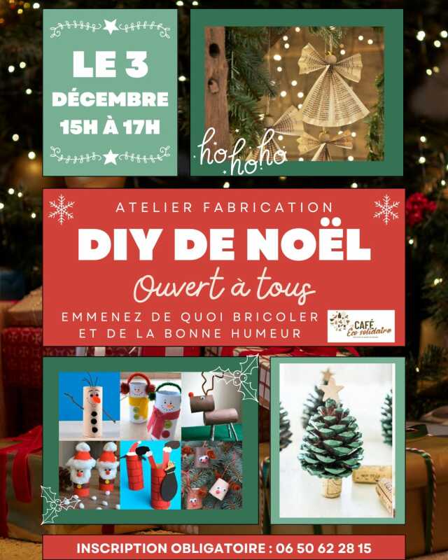 Atelier DIY de Noël!