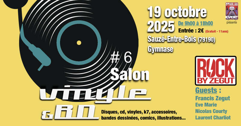 Salon du disque Vinyle, CD, BD 6ème édition