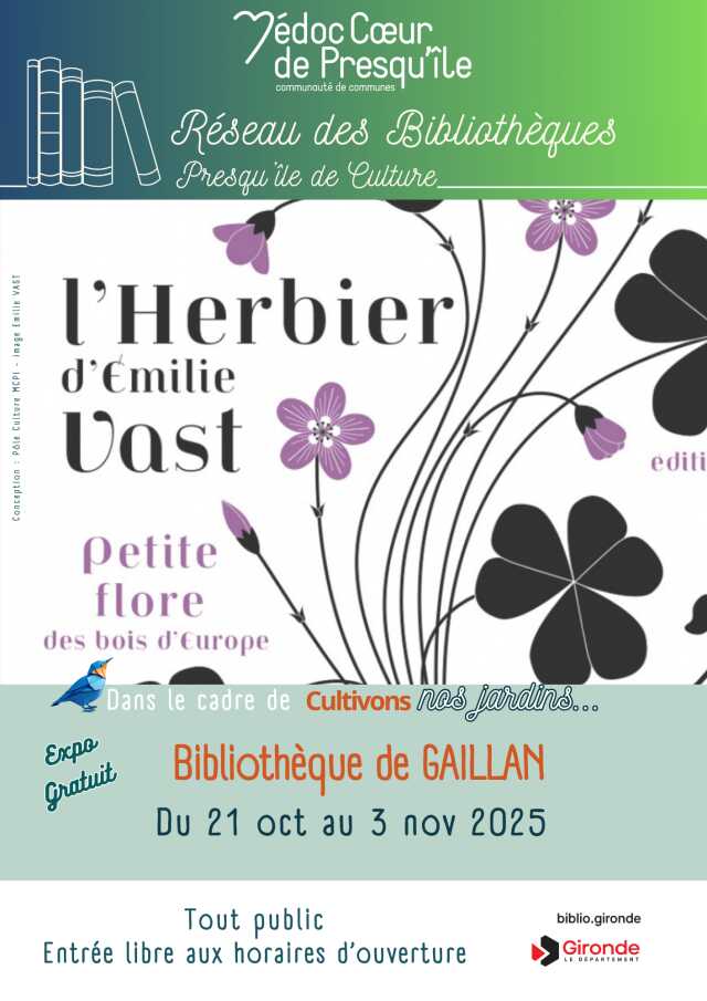 Expo les herbiers d'Emilie VAST la petite flore des bois