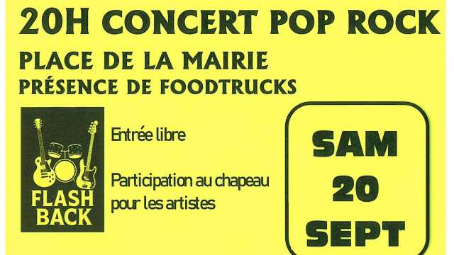 Concert Pop-Rock et Feu d'Artifice