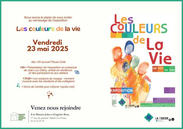 Exposition | Les couleurs de la vie