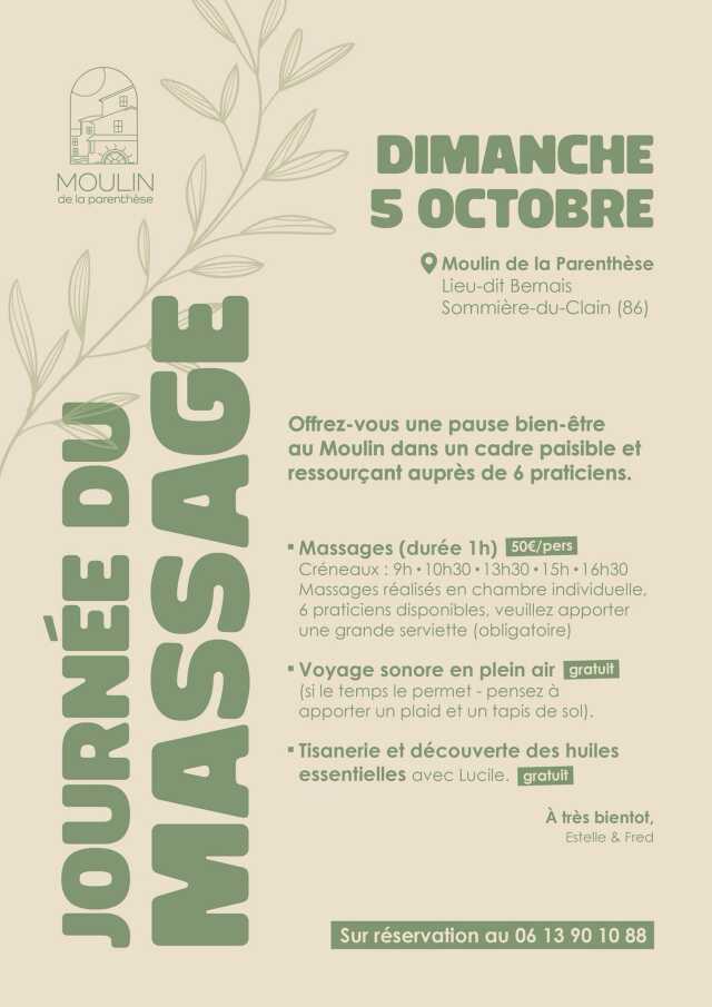 Journée du massage