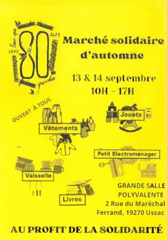 Marché solidaire d'automne (Salle Polyvalente)