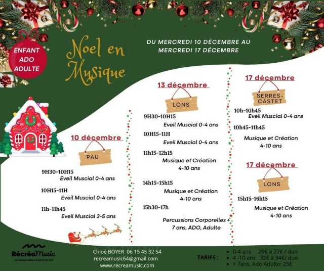 NOEL en Musique pour tous