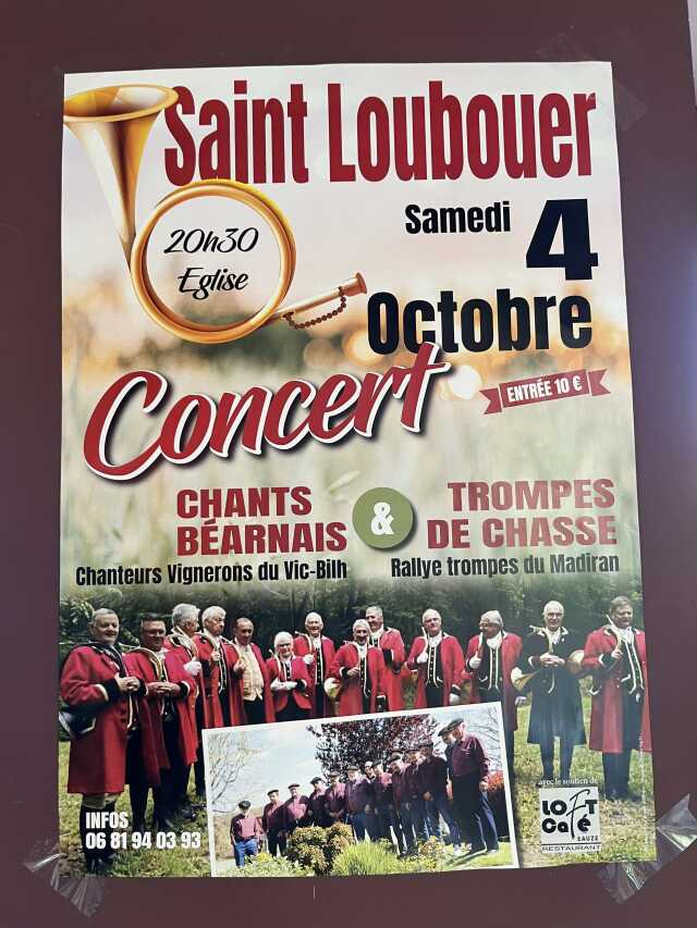 Concert de chants béarnais et trompes de chasse
