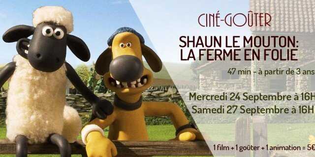 Ciné-Goûter: Shaun le mouton: la ferme en folie (Cinéma Rex)