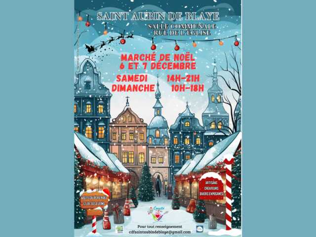 Marché de Noël de Saint Aubin de Blaye