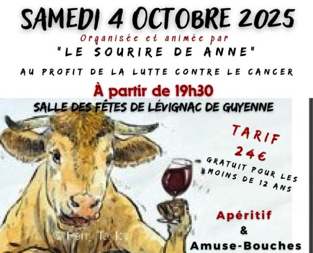 Soirée Boeuf Bourguignon, par l'association 