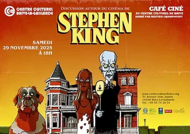 Café-ciné: Discussion autour du cinéma de Stephen King (Centre culturel)