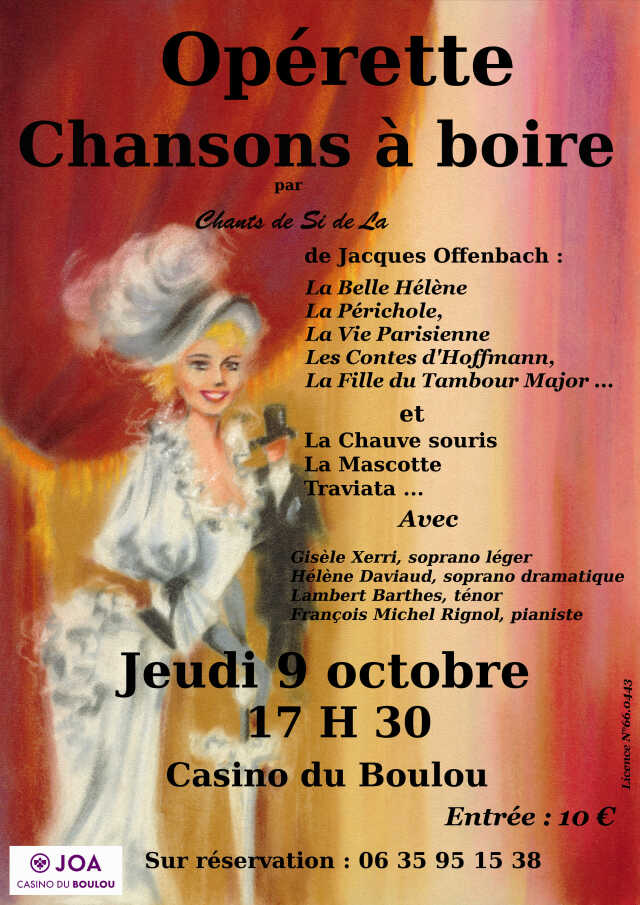 EXTRAITS D’OPÉRETTES ET MÉLODIES NAPOLITAINE PAR CHANTS DE SI DE LA