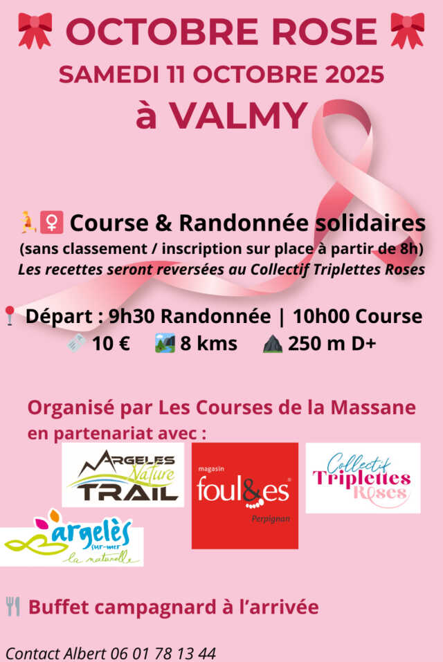 COURSE SOLIDAIRE OCTOBRE ROSE