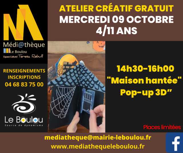 ATELIER CRÉATIF (4-11 ANS) 