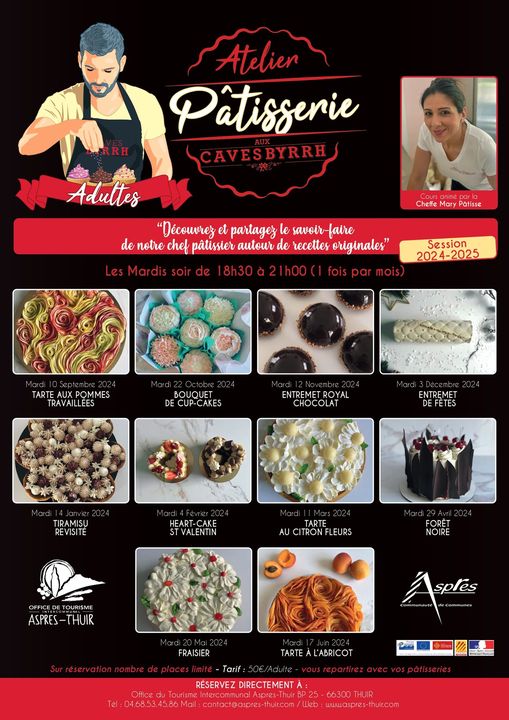 ATELIER PATISSERIE ADULTE 2024-2025