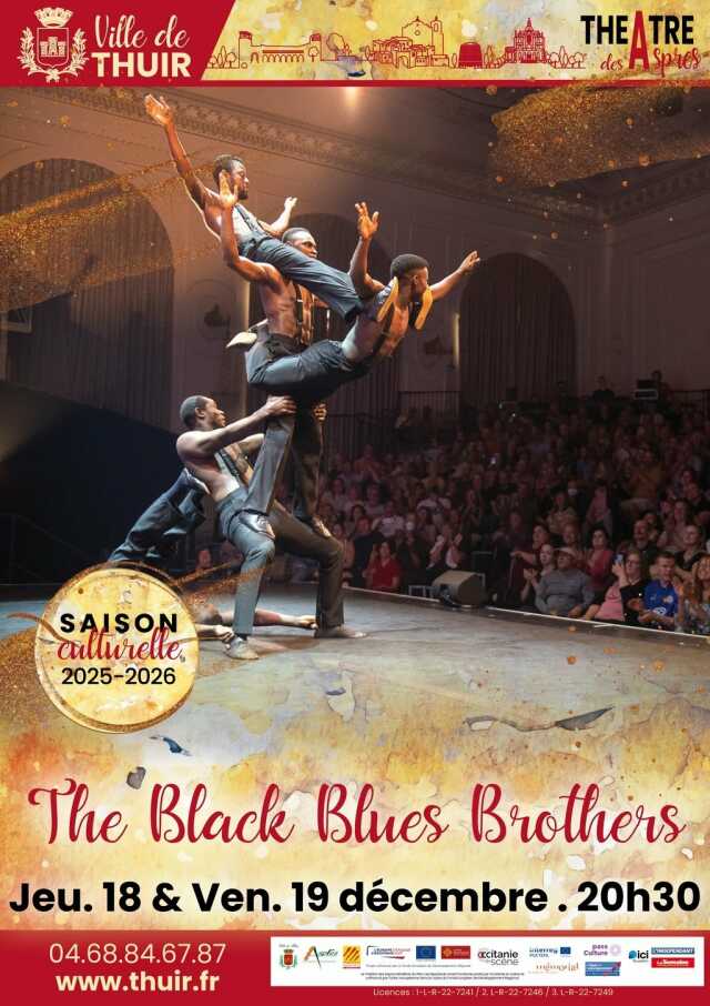 THÉÂTRE DES ASPRES -SAISON CULTURELLE 25/26 : THE BLACK BLUES BROTHERS