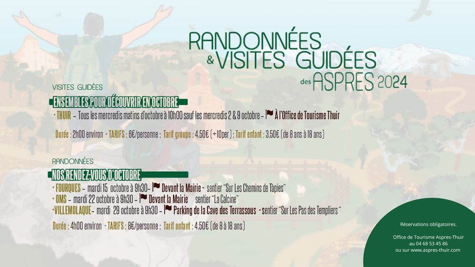 RANDONNEE GUIDEE A FOURQUES