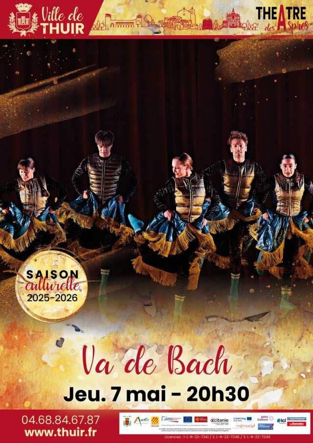 THÉÂTRE DES ASPRES -SAISON CULTURELLE 25/26 : VA DE BACH