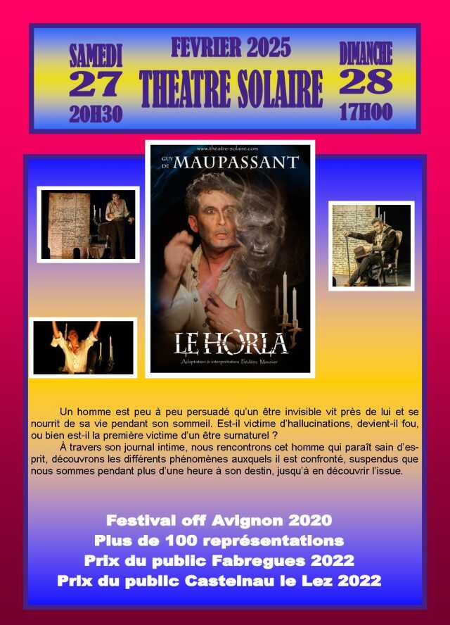 THEATRE : LE HORLA